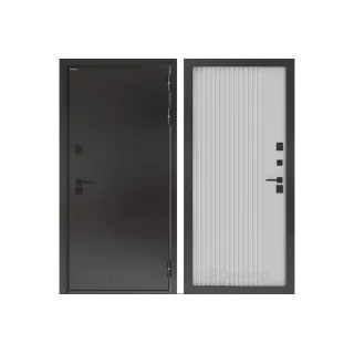 Входная дверь с терморазрывом BN-10 ХОМС Белый софт рельеф